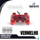 CONTROLE COM FIO PLAYSTATION PS2 [DUALSHOCK] - CASA DO PS2